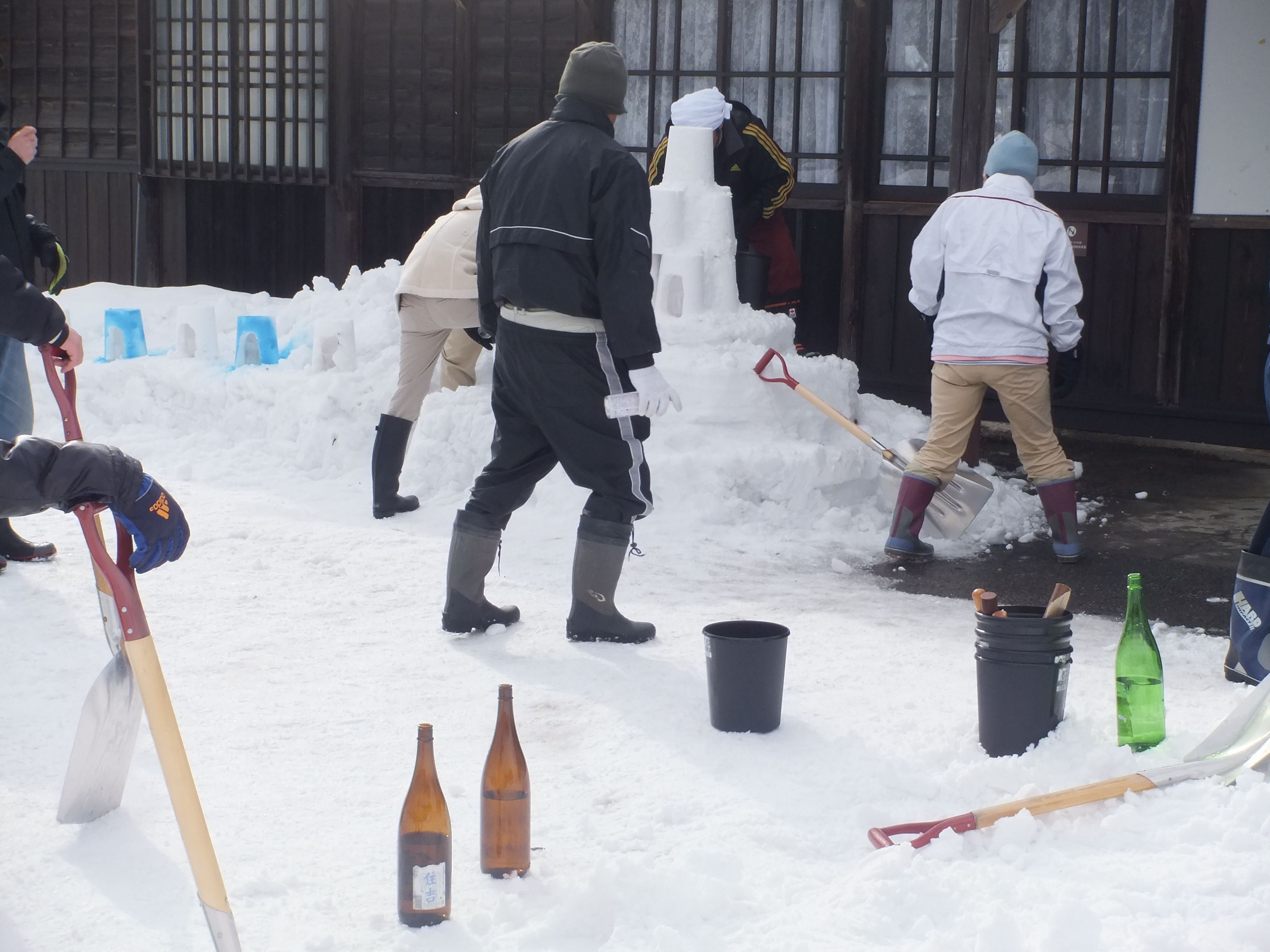 ’１３　成田駅前「雪灯り回廊祭り」⑥