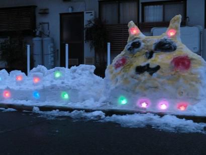 長井雪灯り回廊まつり　in  成田駅