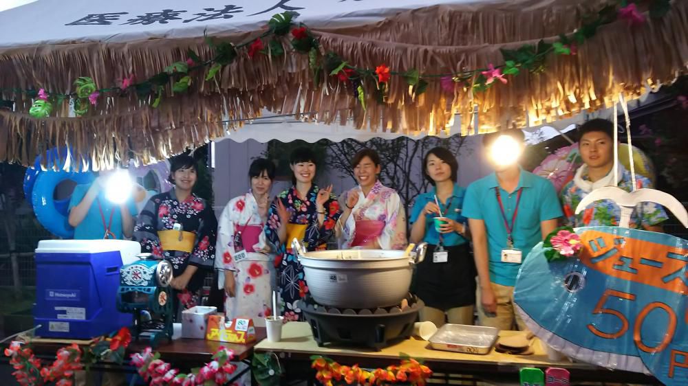 吉川病院の夏祭りです