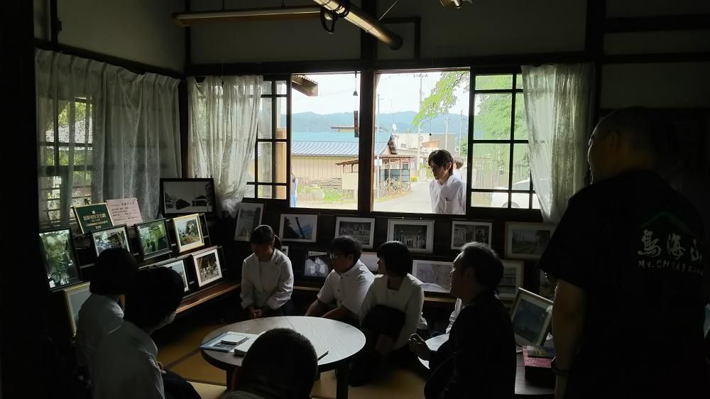 広田先生と堅い握手