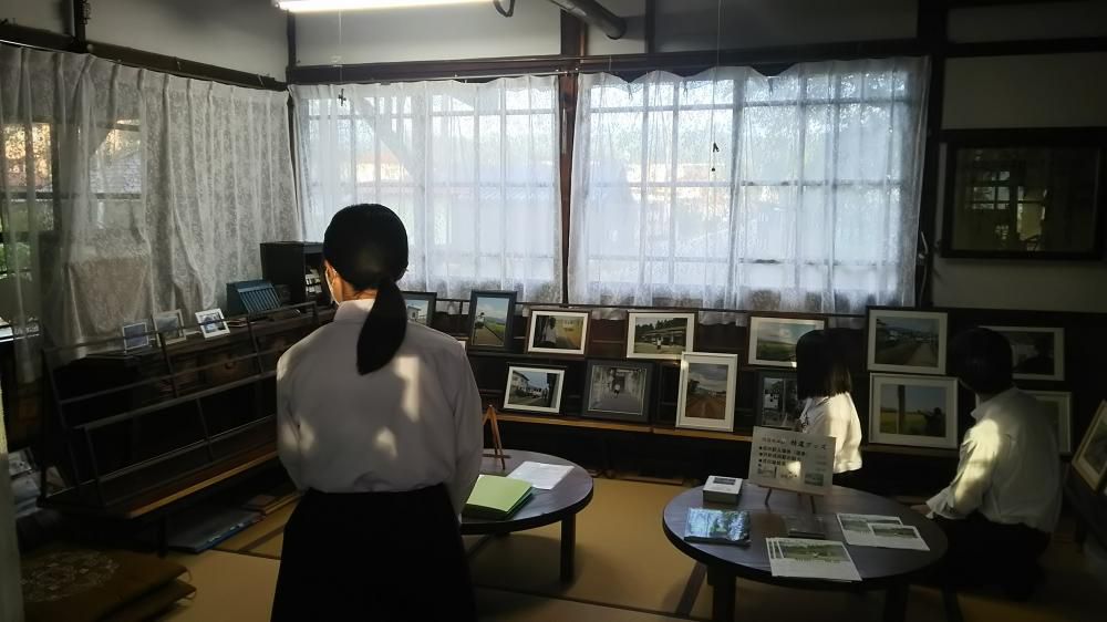 写真展準備中
