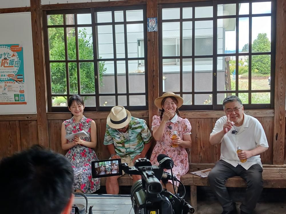 成田駅で「昭和小僧」のロケ！