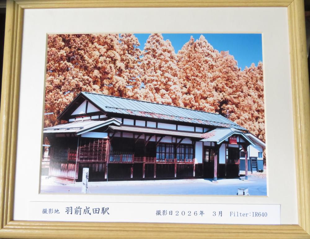 孫田稔「赤外線写真展」は明日までです
