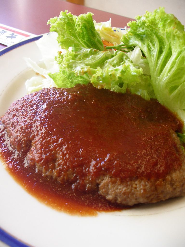 花果苑の手作りハンバーグランチ♪