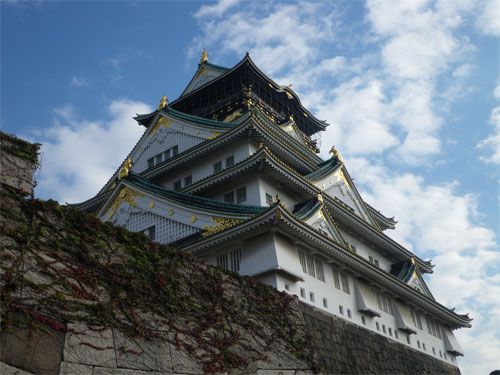やって参りました、大阪城！
