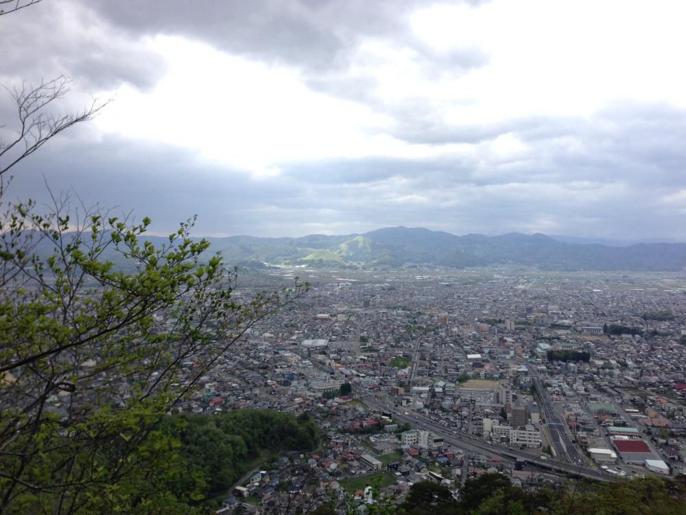 千歳山へ
