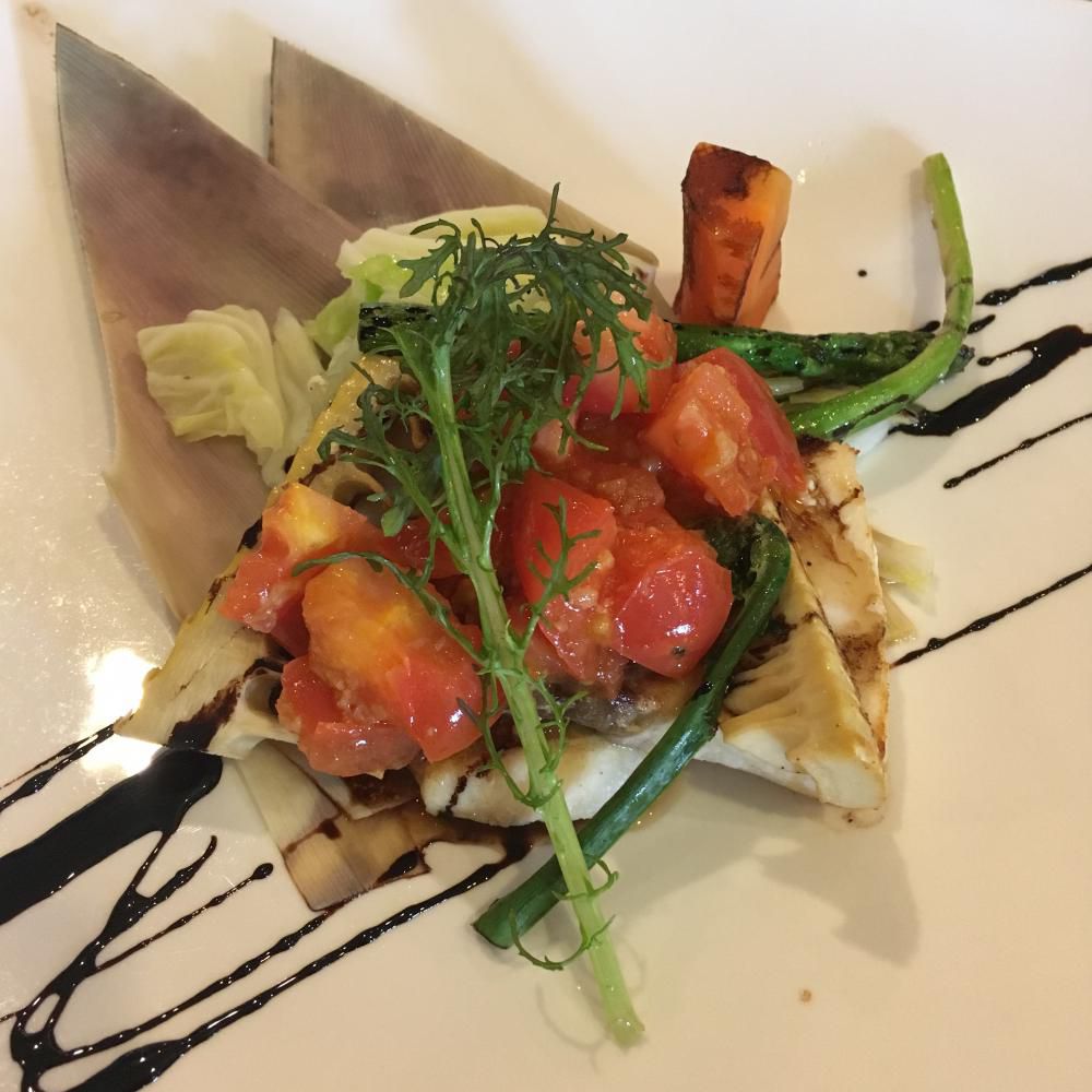 ランチにて