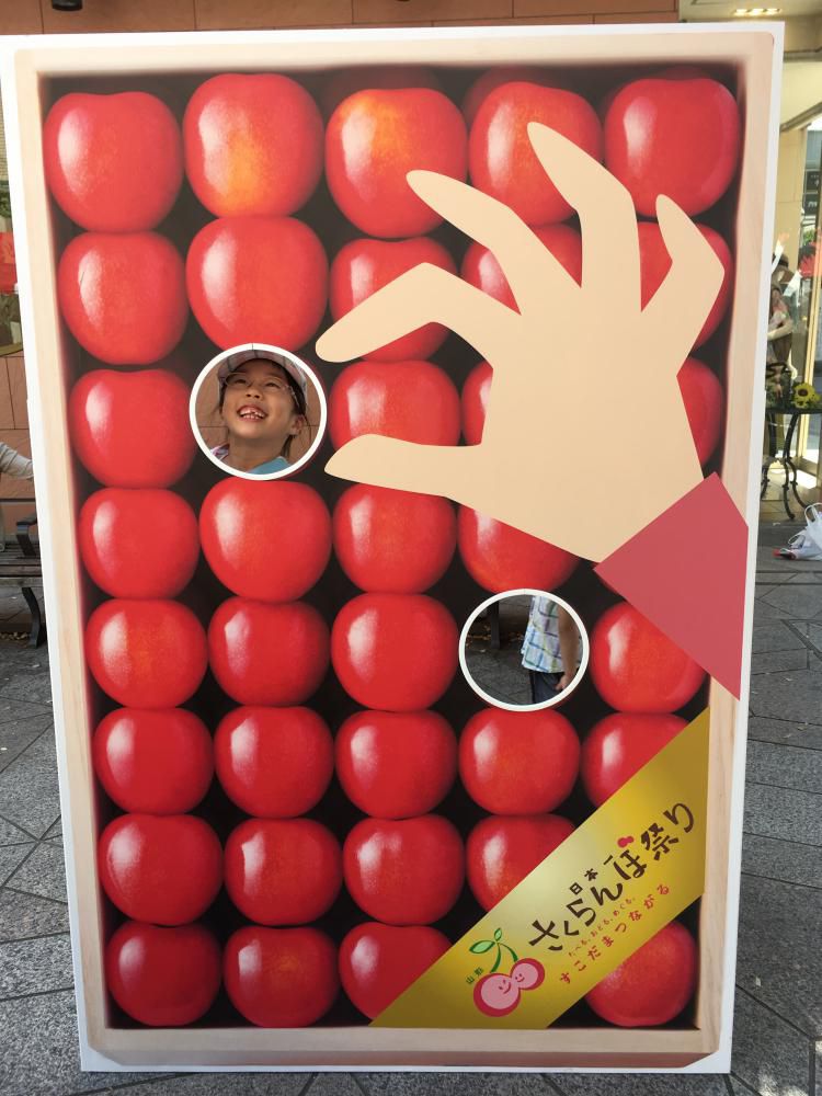 さくらんぼ折り返し