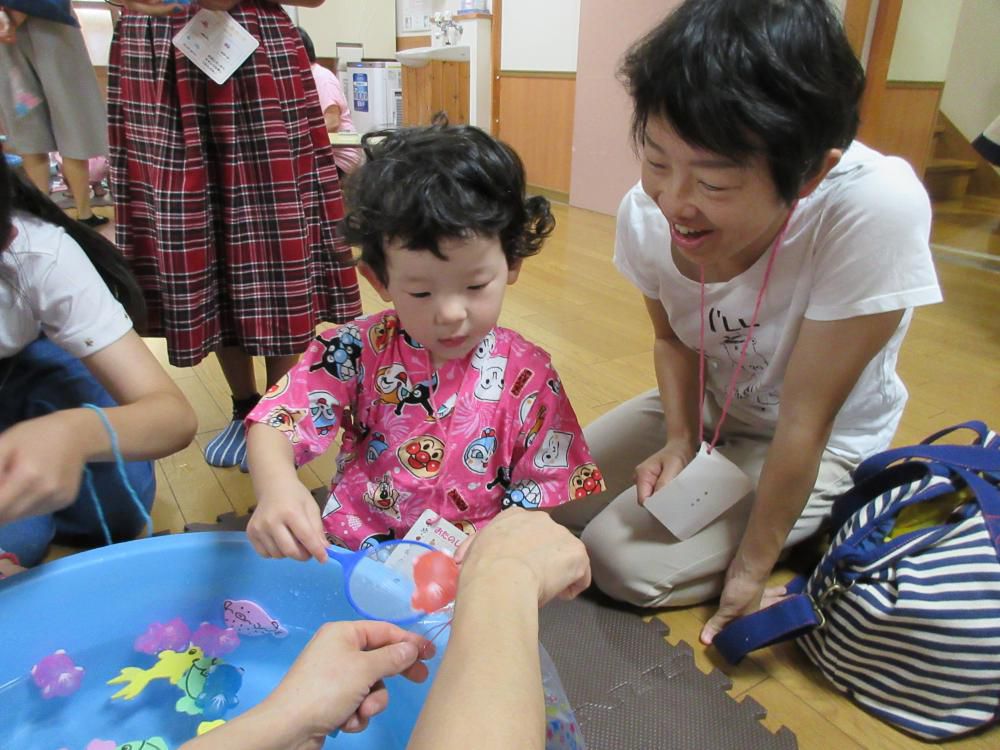 親子夏まつりを行いました