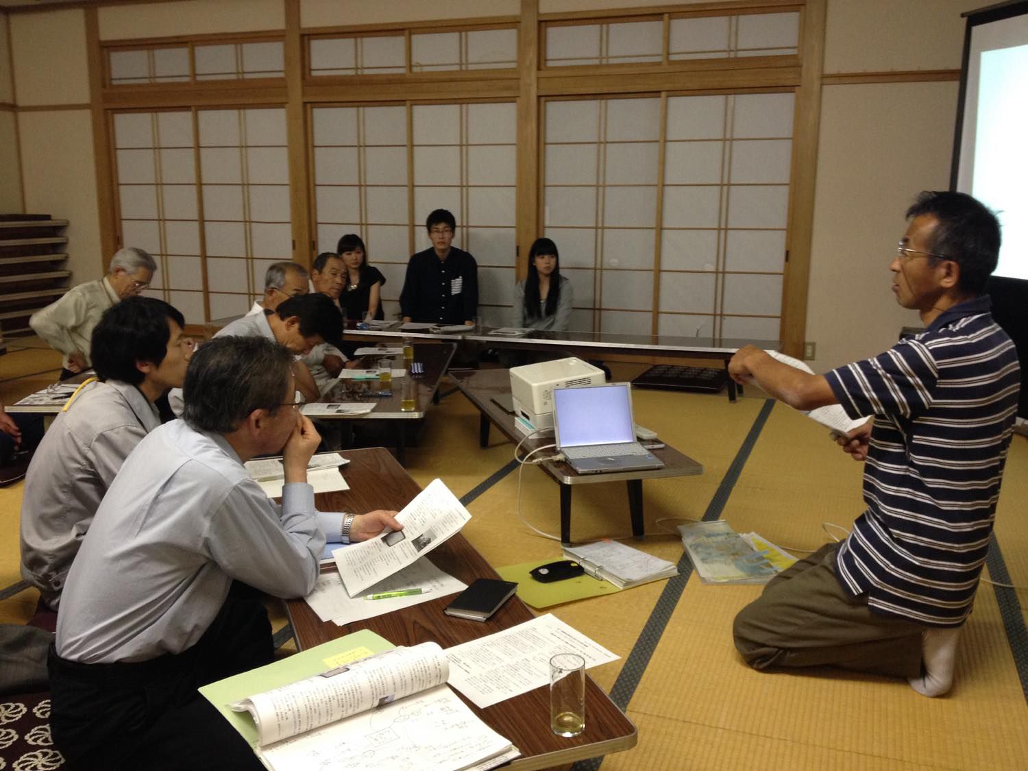 調査成果を長井市宮・小桜街区まちづくり協議会で報告