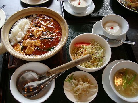 四川風麻婆豆腐（福島県双葉郡大熊町：ニューちゃいな）