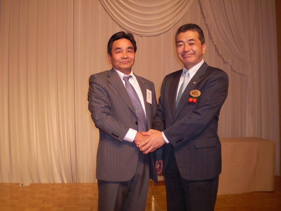 県知事とツウショット