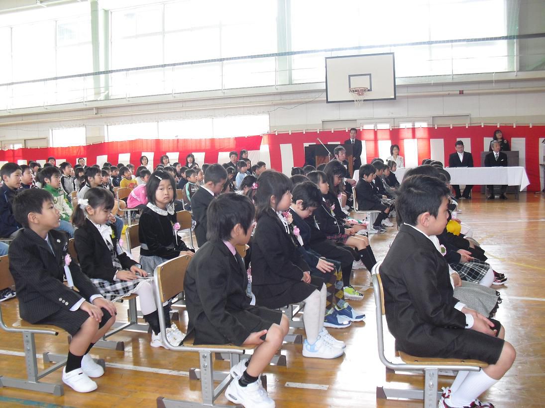 緊張してます、新一年生