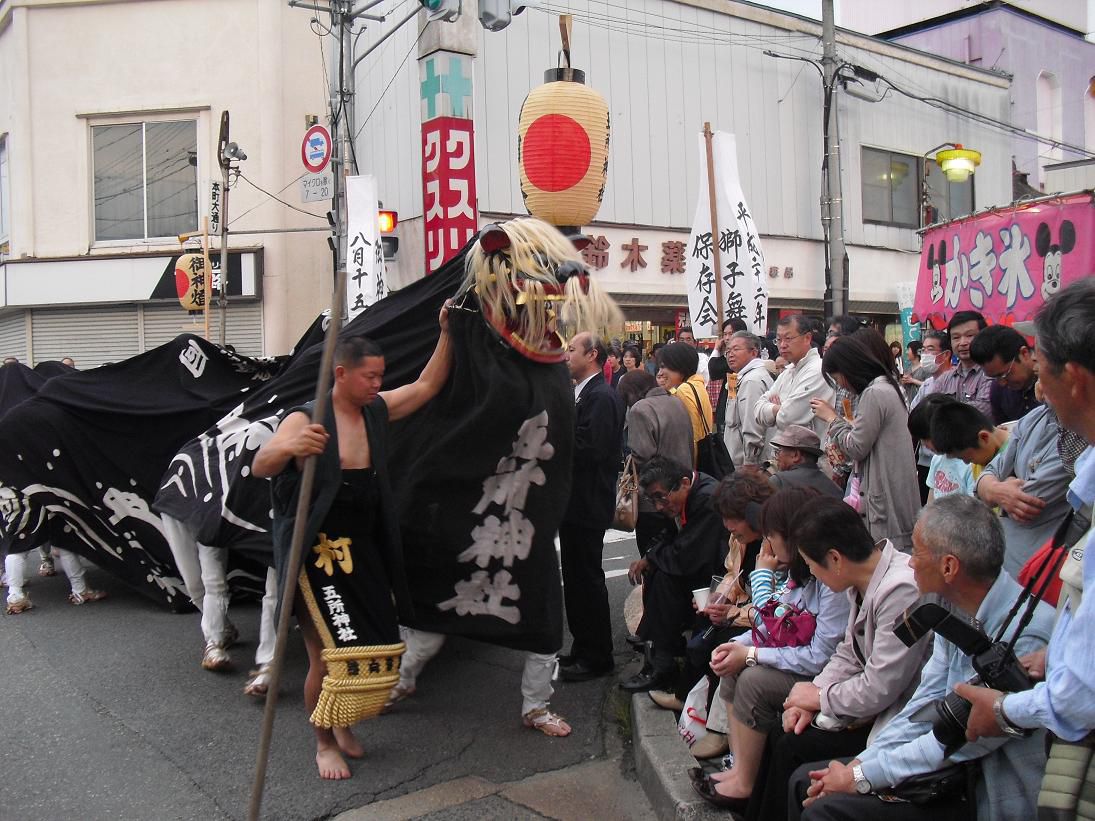 盛り上がった黒獅子まつり