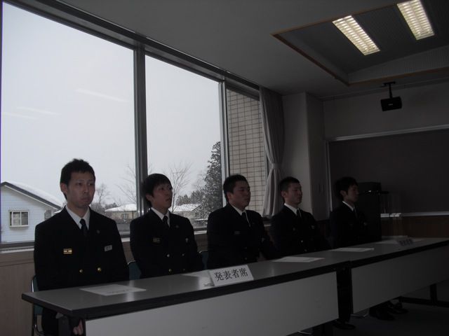 消防職員の意見発表会で