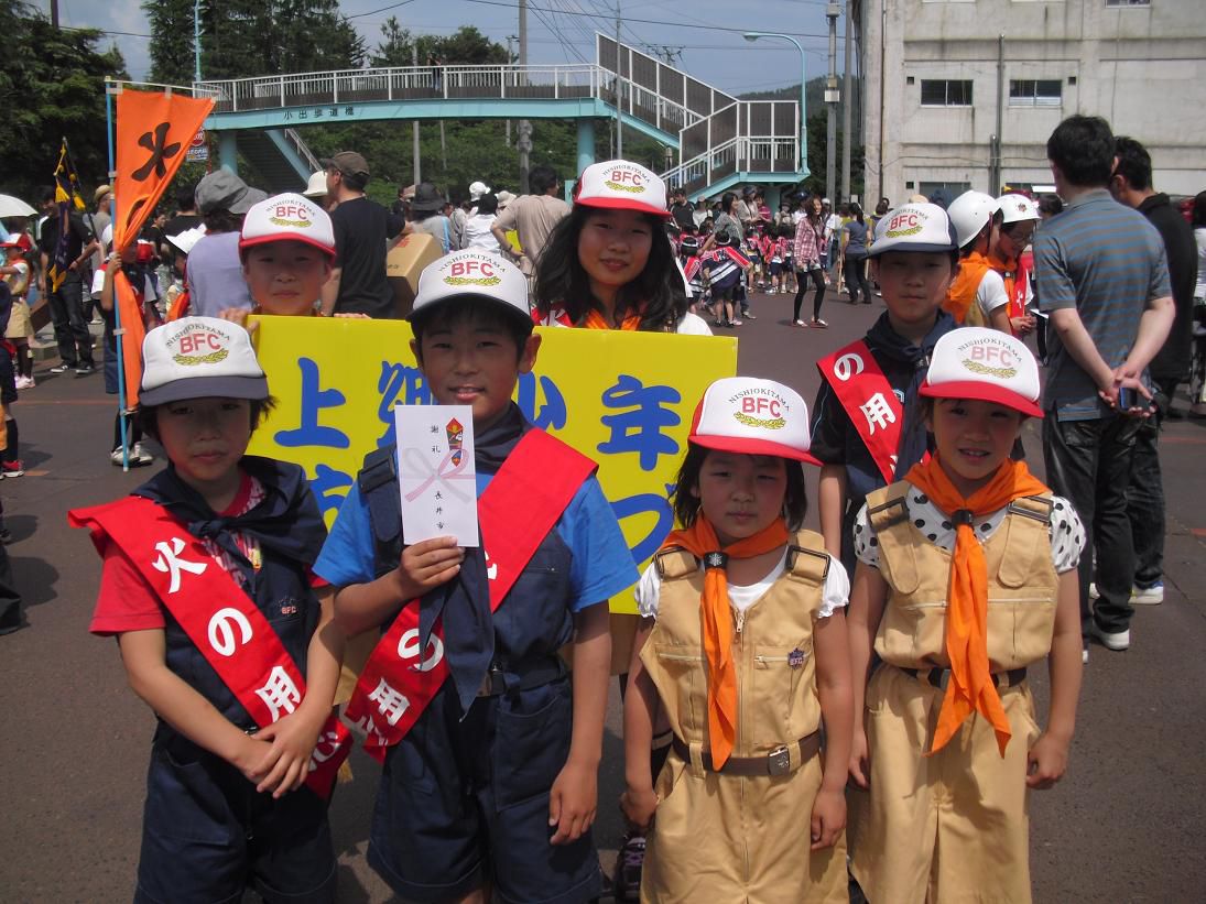 市消防団・春の演習に