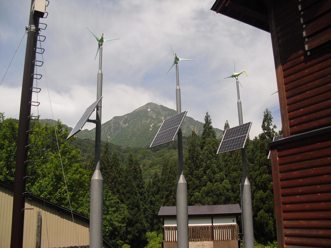 今日の木地山・登山者の玄関から