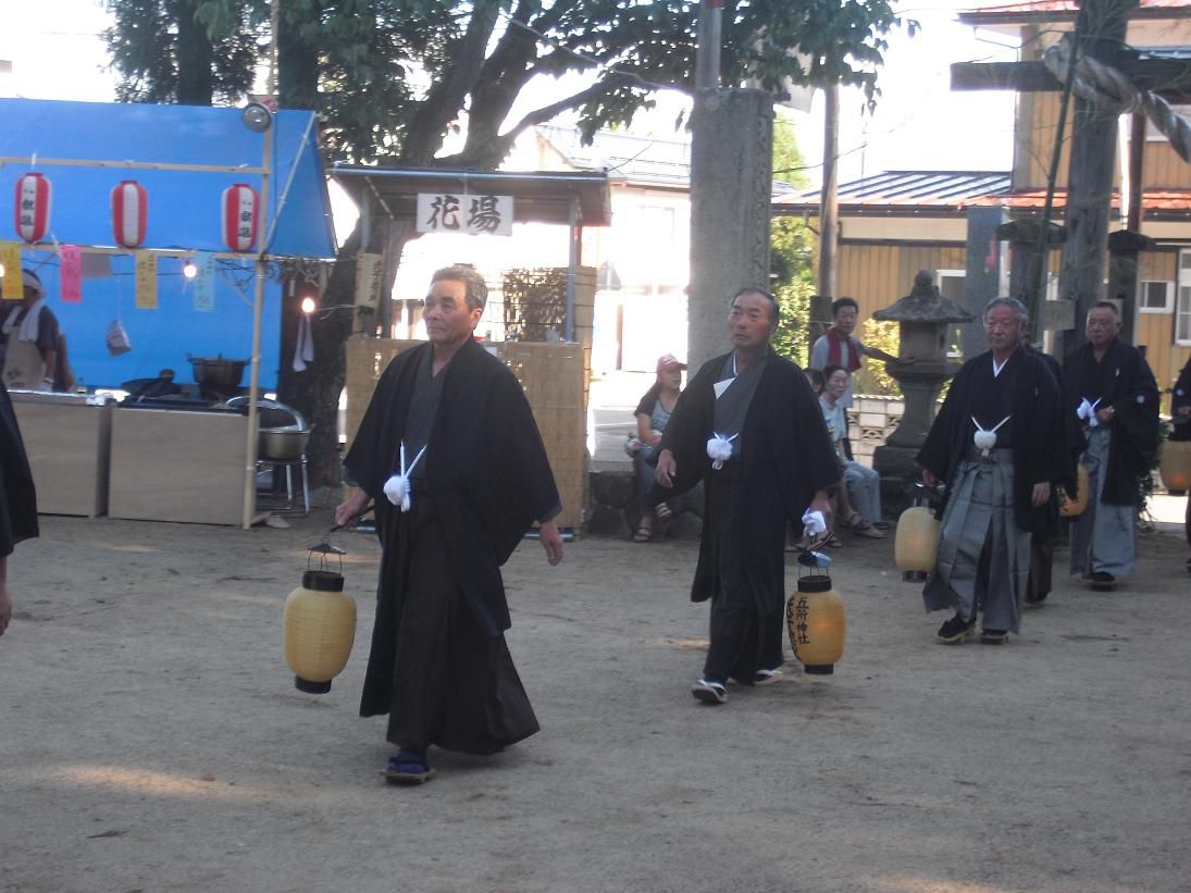 村の鎮守・五所神社祭礼