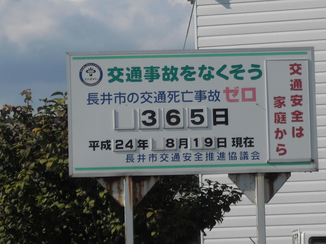 1年間・交通事故死亡ゼロ