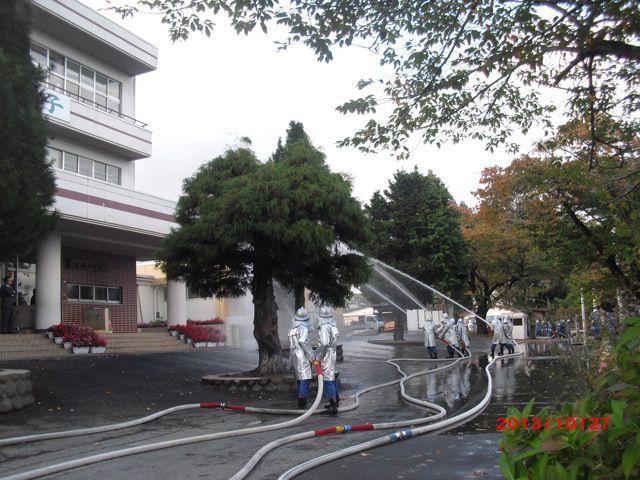 西根消防団秋季演習
