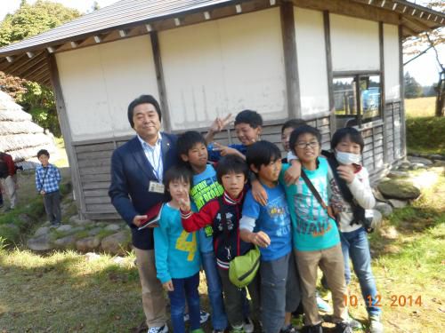 縄文まつり会場にて