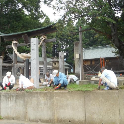 老人クラブの奉仕活動