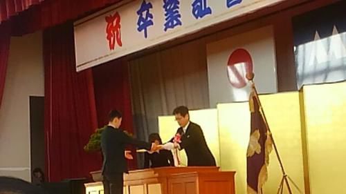 卒業式のシーズンになりました。