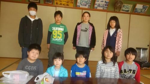 上郷少年防火クラブの歓送迎会