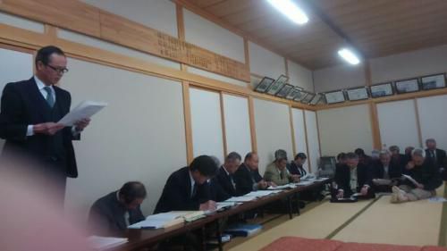 寺泉区総会・新しい役員