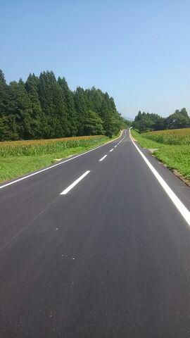 今日から９月ですね。上期の予定 ・舗装も終わって間もなく供用再開