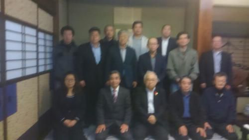 置農同窓会小国支部総会へ