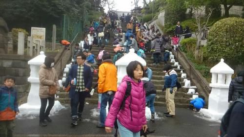 長井の雪を大田区の子供たちへ