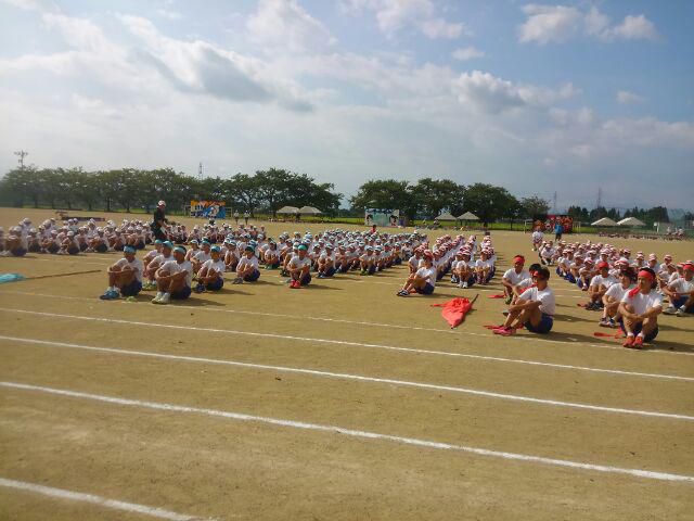 8.25日は長井北中の運動会