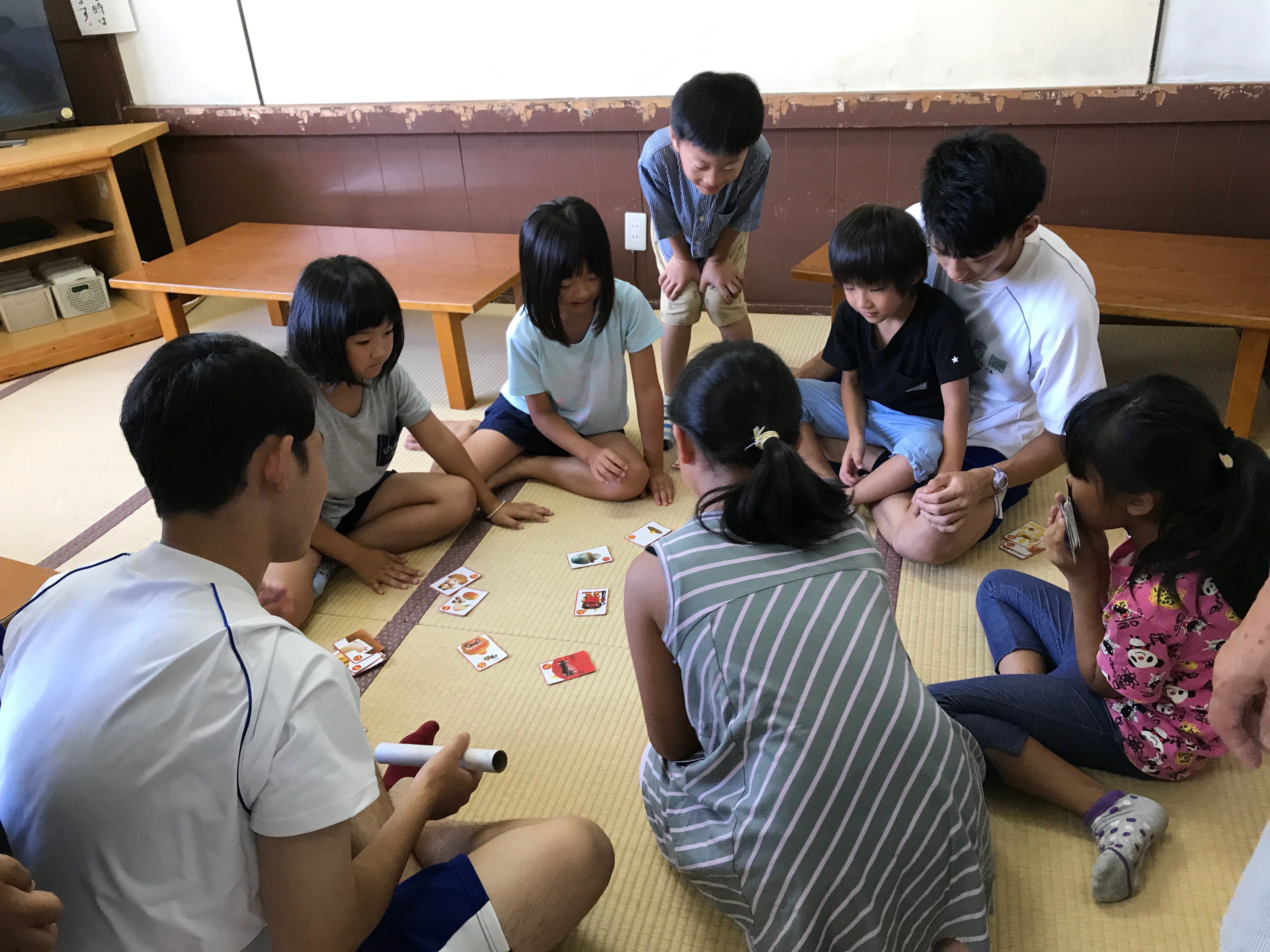 高畠町高校生ボランティアサークル地球の「夏の体験ボランティア」