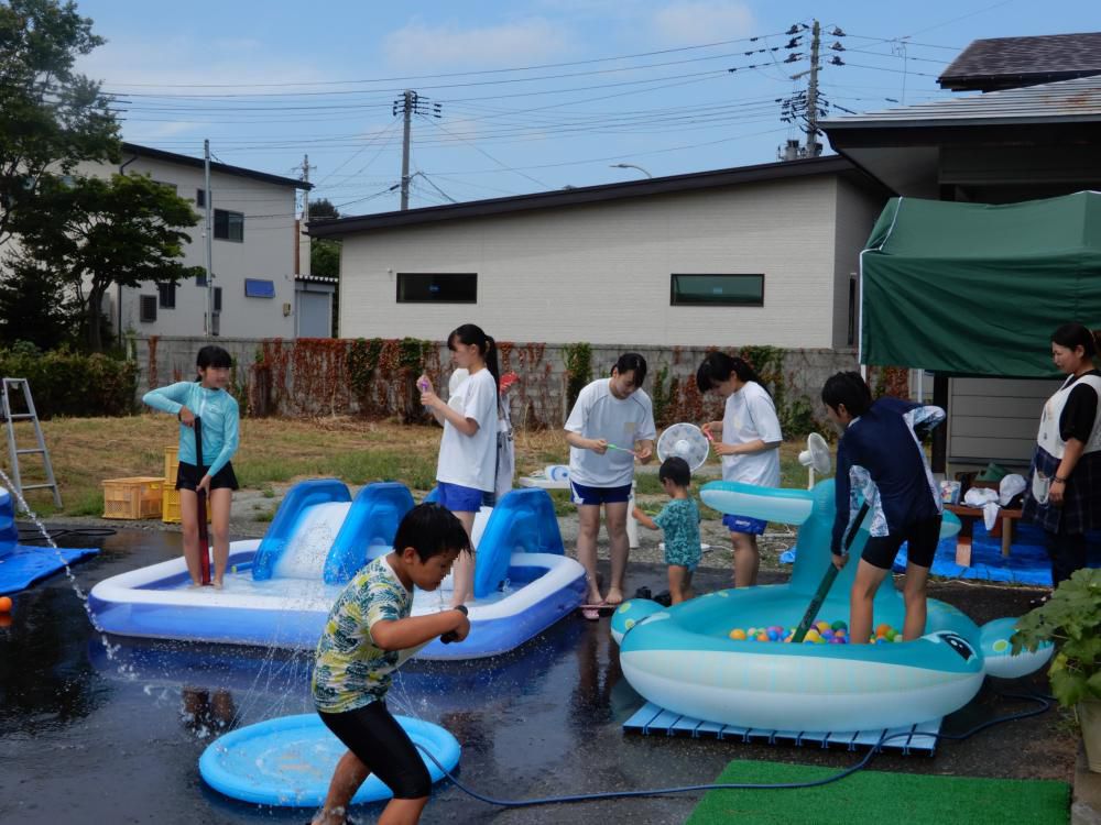 8/1「夏の体験ボランティア」（飯豊町：ふぁみさぽ交流会）！