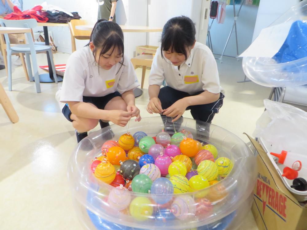 「夏の体験ボランティア」の様子②（7/26 山形市：コパル縁日の準備とお手伝い）！