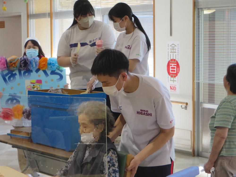 「夏の体験ボランティア」の様子⑧（8/2 金山町：夏祭りボランティア）！