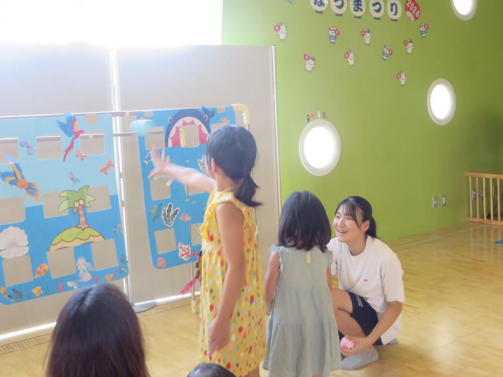 「夏の体験ボランティア」の様子⑩（8/3 天童市：げんキッズ夏祭り）！