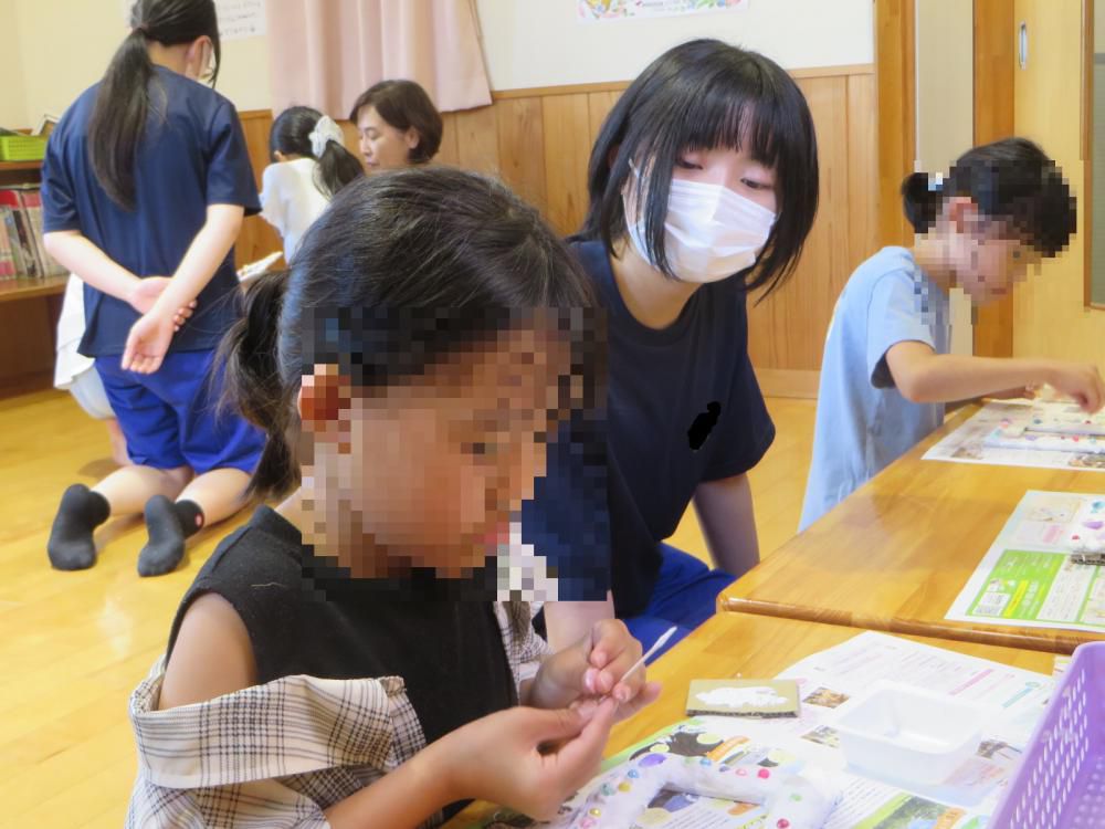 「夏の体験ボランティア」の様子6（7/29鶴岡市：暘光児童館）！