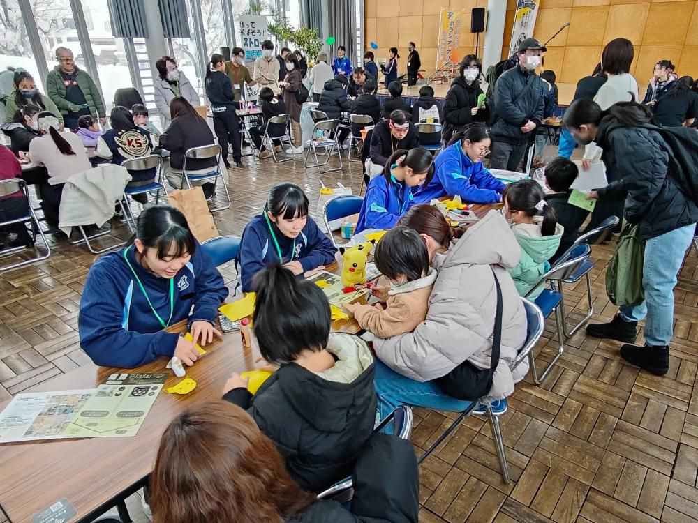 2/1 新庄市「プライマルプロジェクト」による折り紙ライヴ開催報告