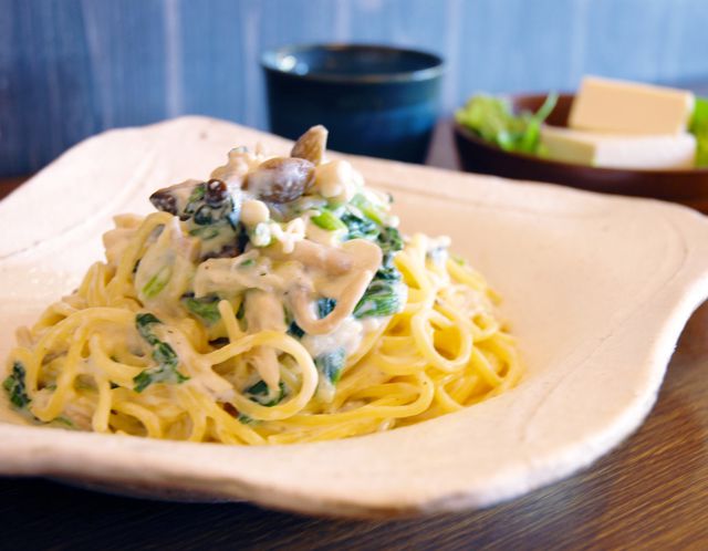 新メニューまもなく登場！「清流庵風パスタ」