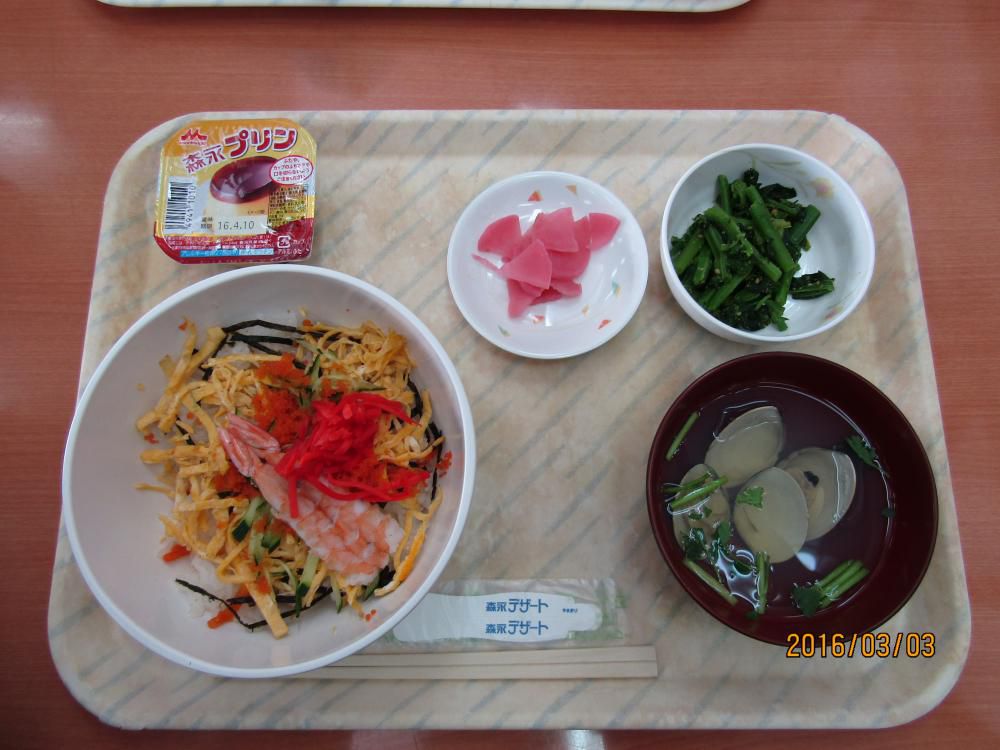 ももの節句を楽しみました