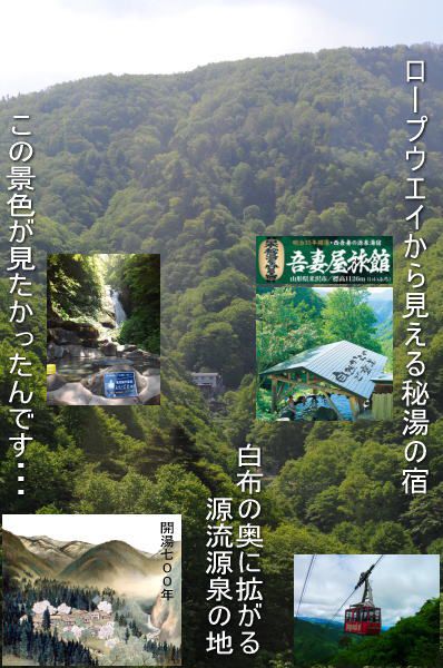 奥白布紀行“ロープウエイの窓より”　４次元ワールド？！