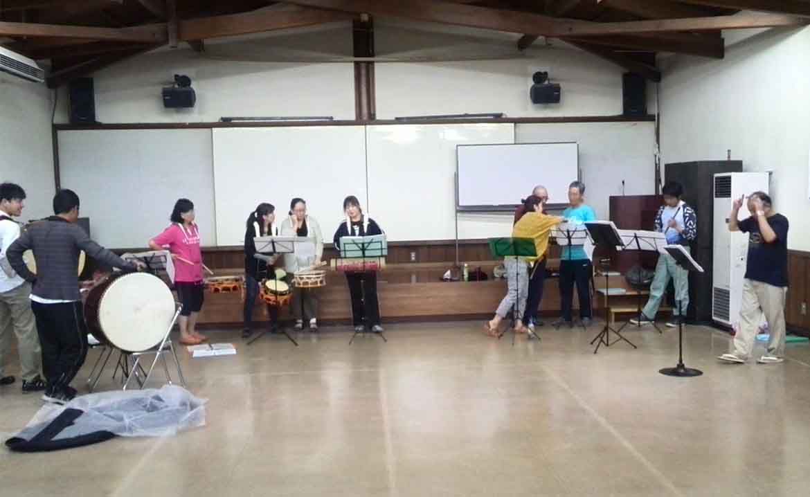 みちのく阿波踊り山形バージョン旗揚げ