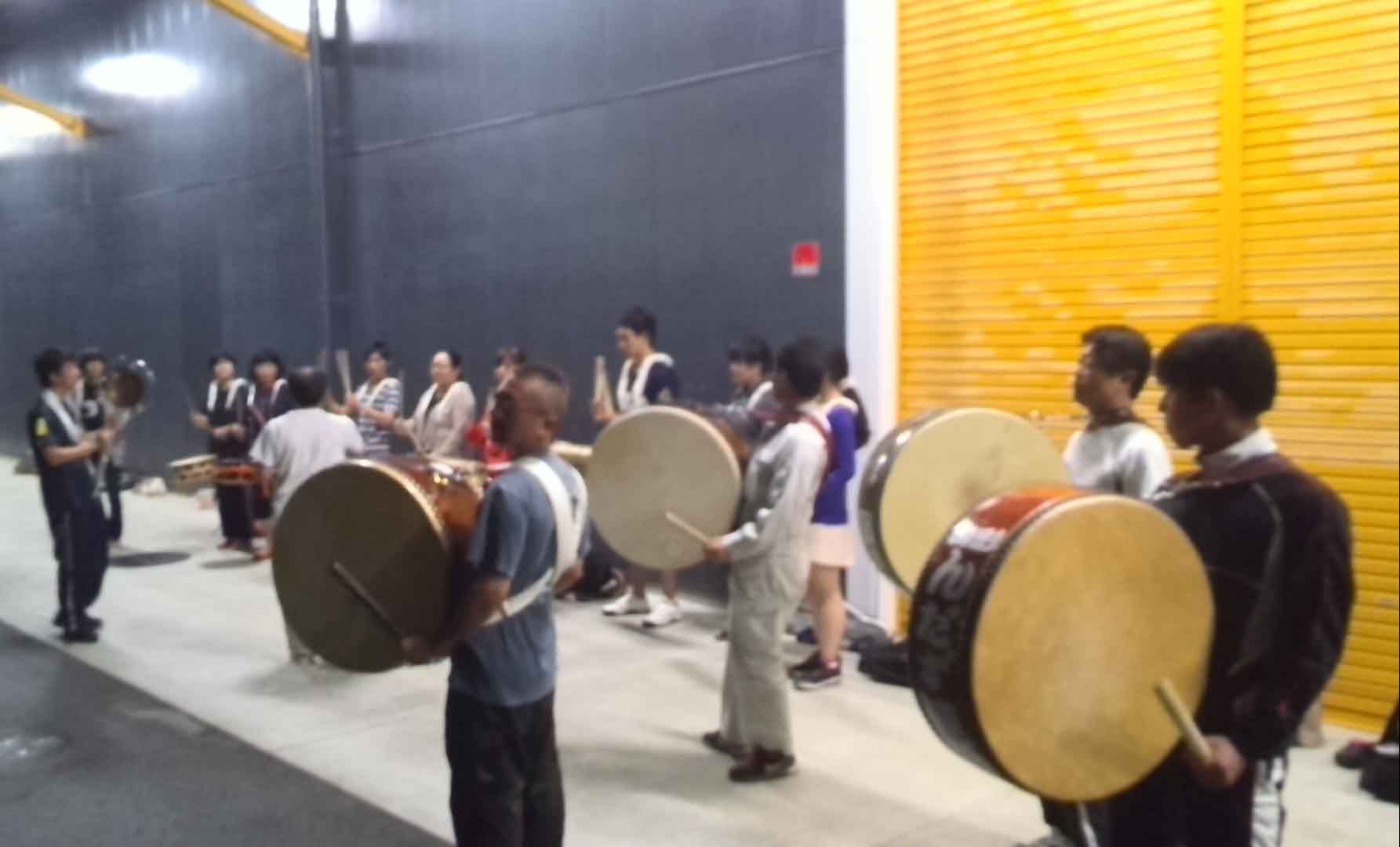 みちのく阿波踊り稽古中