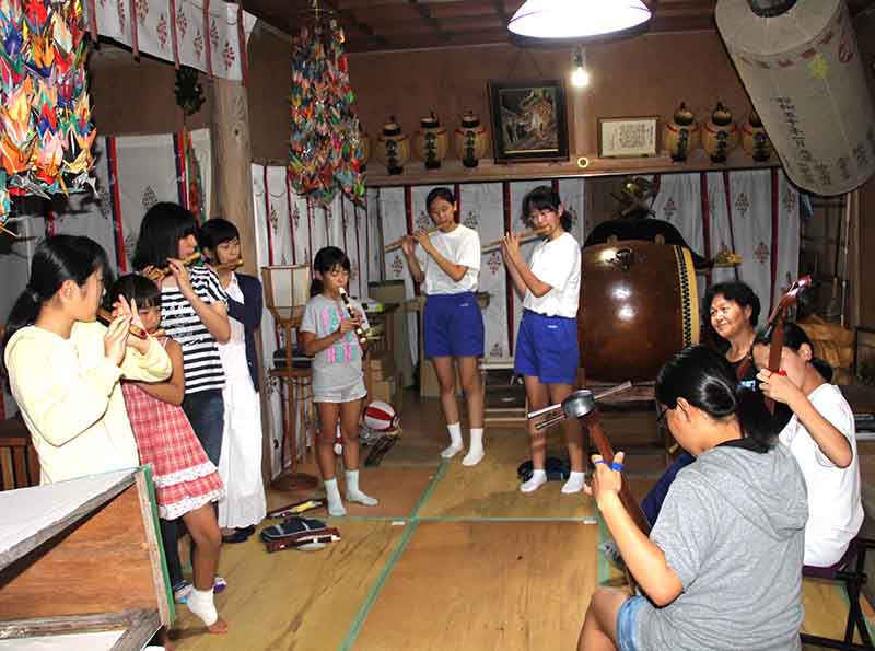 神楽の稽古