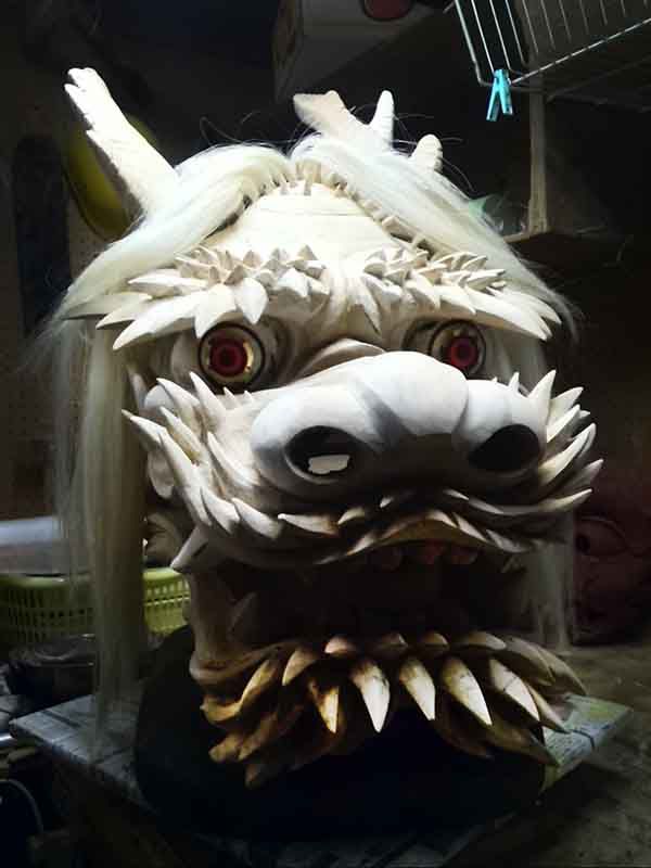 龍頭木地仕上げ