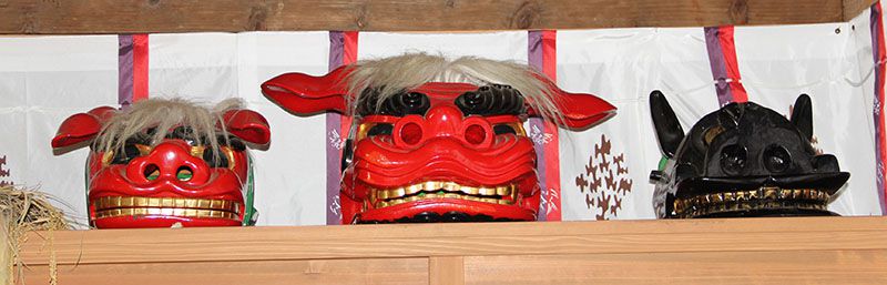 関根の羽黒神社獅子頭の再調査