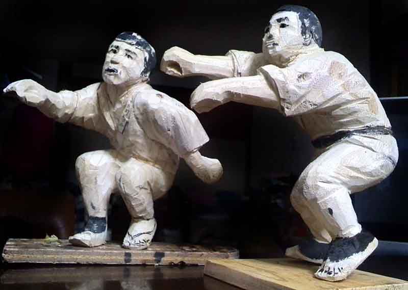 幕持ち二人