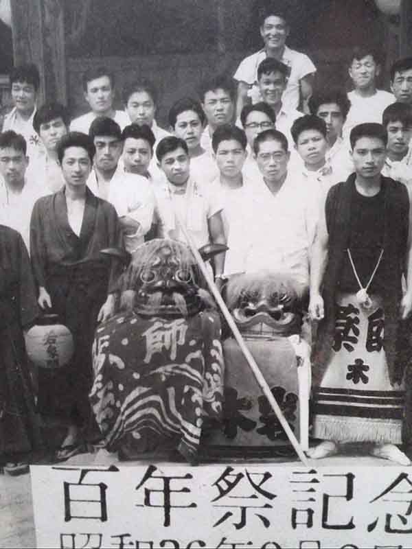 西大塚薬師堂のお祭り写真から